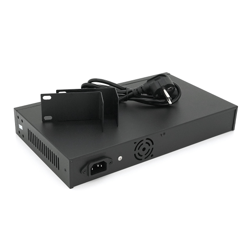 POE комутатор Merlion 16 POE 10 / 100 + 2 RJ45 10 / 100 / 1000+ вбудований блок живлення 52V 3.85A