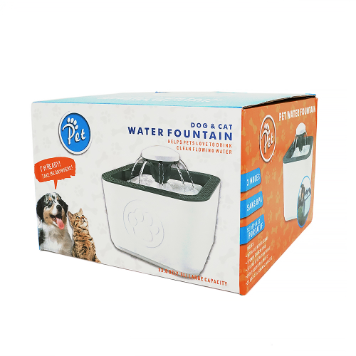 Автоматична напувалка-фонтанчик для собак і котів, 2,5л