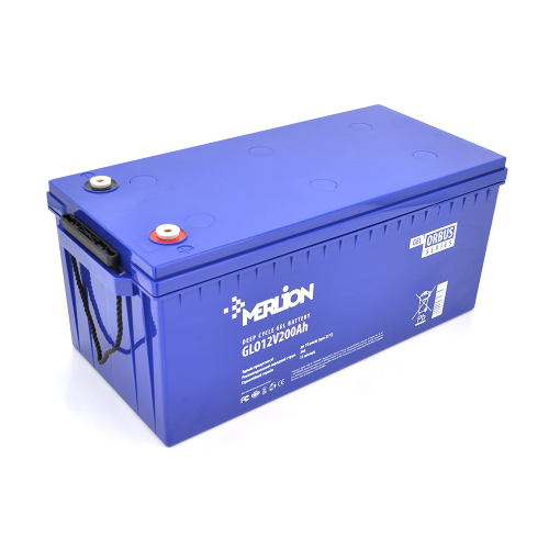 Акумуляторна батарея MERLION ORBUS GLO12V200Ah ( 522 х 240 х 219 ) BLUE Q1 / 18