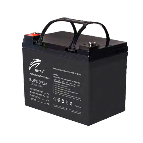 Акумуляторна батарея Ritar LiFePO4 12,8V 30Ah 384Wh BMS15@4S ( 195 x 155 x 130 ) Q1