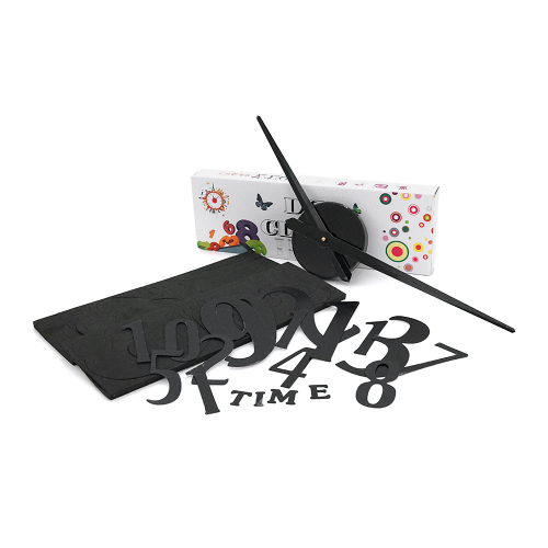 Настінний 3D годинник ZH17520, 120cm, Black