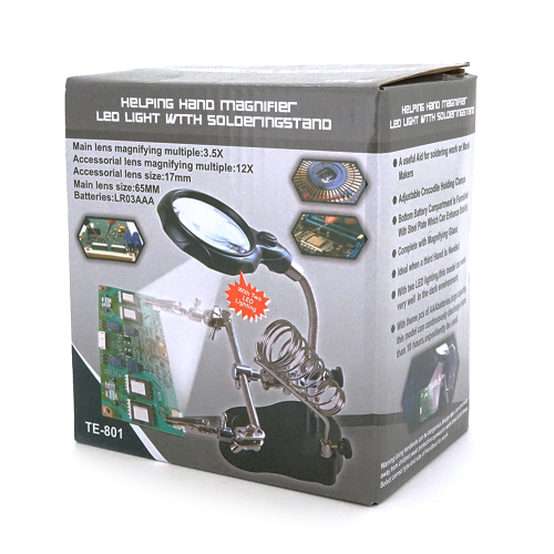 Тримач &amp;quot;третя рука&amp;quot; TE-801, діамерт 90мм, 3.5-12X, Box