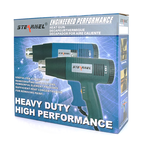 Фен Stearnel SDL-8600 (пістоліт) 1600Вт, розміри: 252 * 233 * 80мм, 0,672 кг, Black, Box