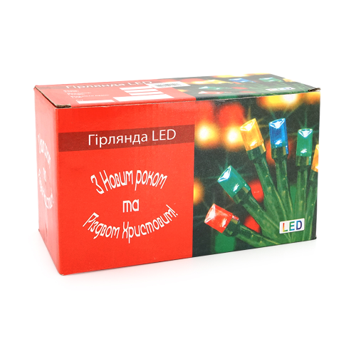 Гірлянди 330LED Водоспад (Blue), 8 режимів, 3*2метри, прозора ізоляція, BOX