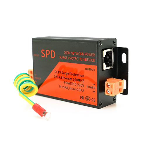 Грозозахист живлення + LAN 10 / 100M, 0-220V ( захист Вхід = 5KA, Макс = 10KA)