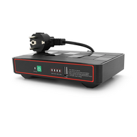 ДБЖ Green Wave Ecoputer-P60W для роутерів / комутаторів / PON / POE, 12V / USB-2A, (12000MAh), Black, BOX, Q20