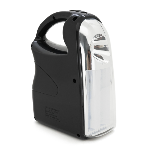 Переносний ліхтар GD-7+ Solar, 1+1 режим, вбудований акум, 3 лампочки 3W, USB вихід, Black, Box