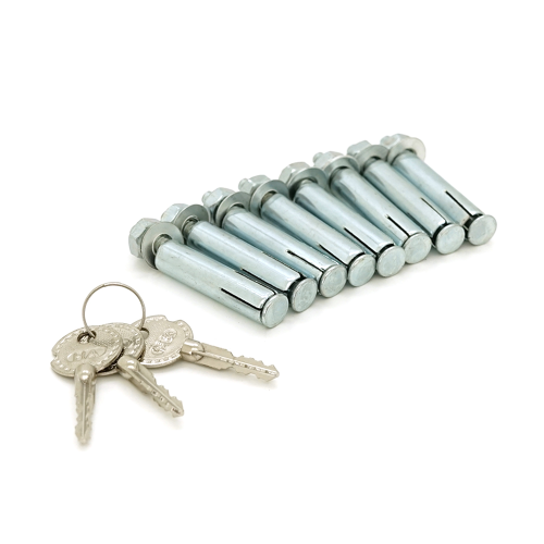 Блокатор паркувального місця з механічний замок Stop parking 05 (3 англійські ключі, підйом опуск важеля в ручну)