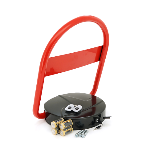 Блокатор паркувального місця з дистанційним керуванням Stop parking big 04 ( Дистанційно керований паркувальний бар&apos;єр на батареях + 2 пульти )