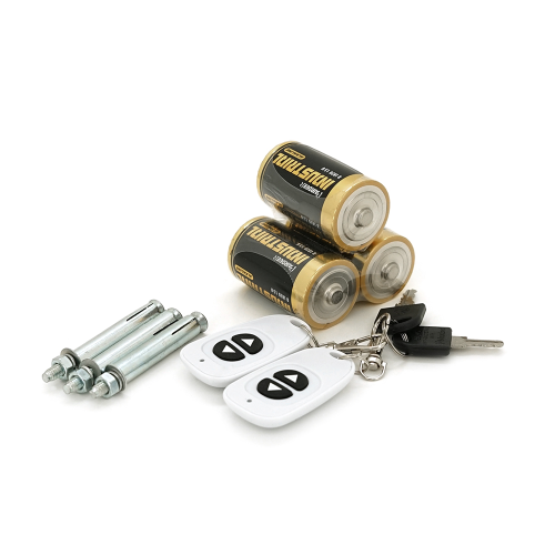 Блокатор паркувального місця з дистанційним керуванням Stop parking 02 (Дистанційно керований паркувальний бар&apos;єр на батареях + 2 пульти)