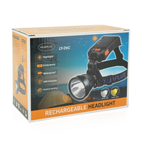 Ліхтарик Bailong LY-29C+Solar, Cree XML-T, 3 реж., Zoom, корпус-алюміній, водостійкий, ударостійкий, 18650 ак-тор, USB кабель, BOX