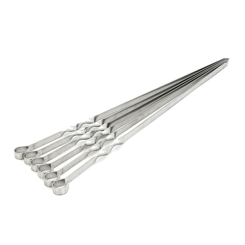 Набір шампурів, 6 шт., нержавіюча сталь, довжина 500 мм
