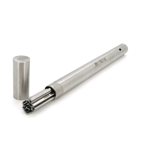 Набір шампурів у тубі, 20 шт., нержавіюча сталь, довжина 40 см, ширина 5 мм, товщина 1,8 мм