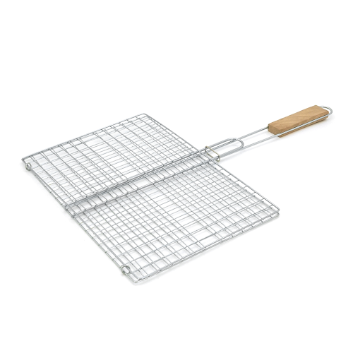 Решiтка-гриль подвійна, 34.5-24cm, нержавіюча сталь