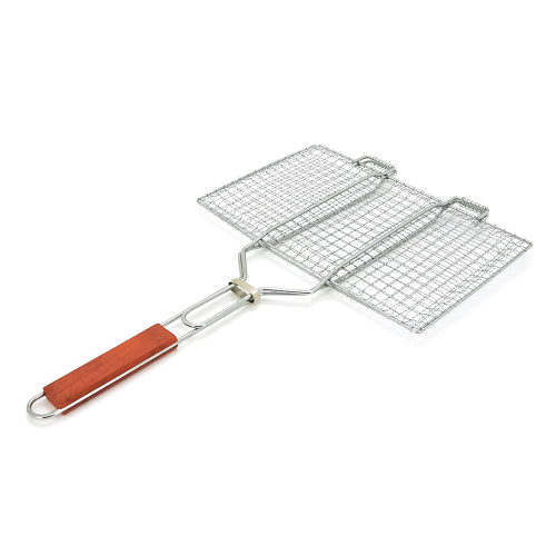 Решітка-гриль, 36x23x58 cm, метал, дерев&apos;яна ручка