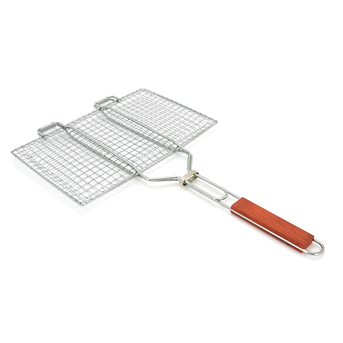 Решітка-гриль, 36x23x58 cm, метал, дерев&apos;яна ручка