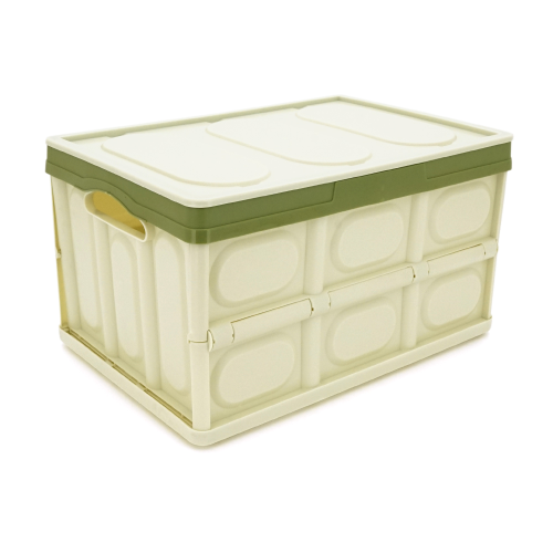 Органайзер пластиковий з кришкою у багажник автомобіля, 370x260х210mm, Green