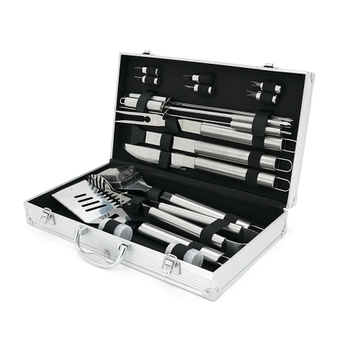 Набір із 18 аксесуарів для пікніка в кейсі, 430х240х80 мм