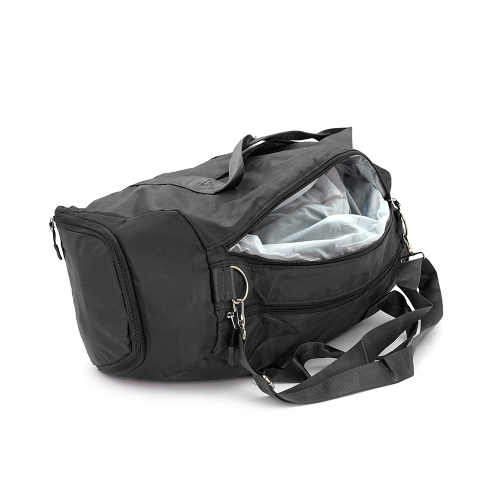 Сумка спортивна Merlion, 50x24x26cm, з плечовим ременем, Black