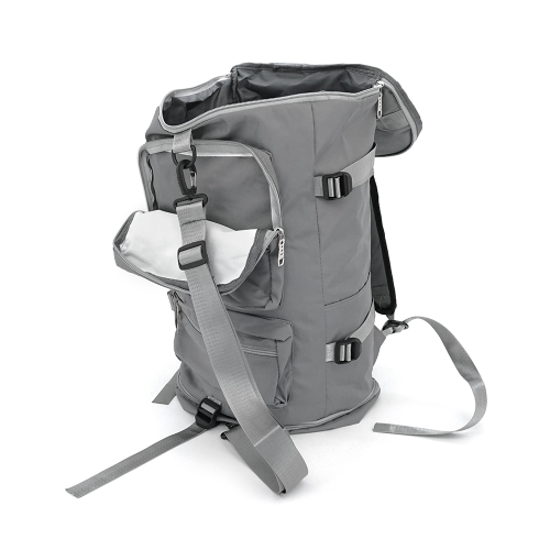 Рюкзак спортивний Merlion, 29x29x49cm, з плечовим ременем, Grey