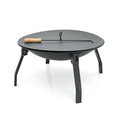 Гриль вугільний круглий, 55х28 см, Black