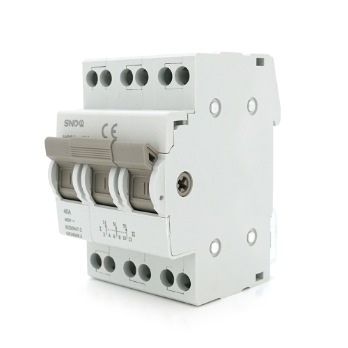 Модульний перекидний автомат трипозиційний (перекидний автомат) Voltronic HGO8-3P-40A із загальним виходом