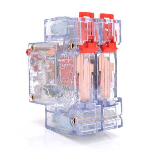 Автоматичний вимикач змінного струму BEIYI DZ47-63-2P-B63A, B63, 300-800W. 12-96V прозорий корпус