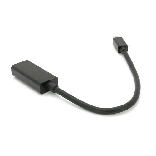 Конвертер mini Display Port (тато) на HDMI(мама) 10cm, Black, 4K / 2K, Пакет