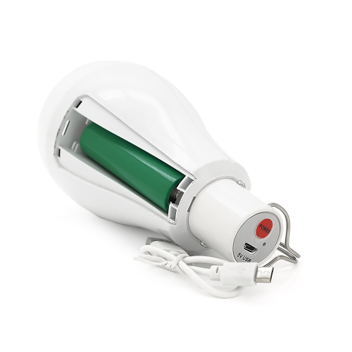 Лампа з акумуляторами 2*18650 Emergency Bulb, 20W, Box