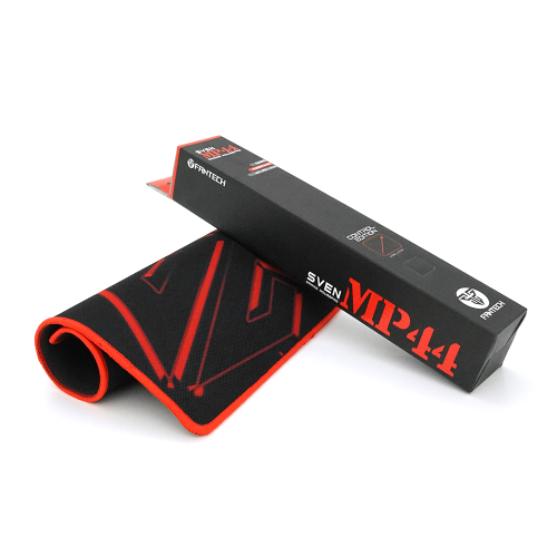 Килимок 440*350 для миші Fantech MP44 тканинний з бічної прошивкою, товщина 4 мм, колір Black, Color Box