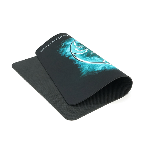 Килимок 300*250 для миші iMICE PD-01 тканинний з боковою прошивкою, товщина 3 мм, Black-green, Color Box