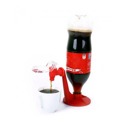 Диспенсер-дозатор для газованих напоїв із краном, Red