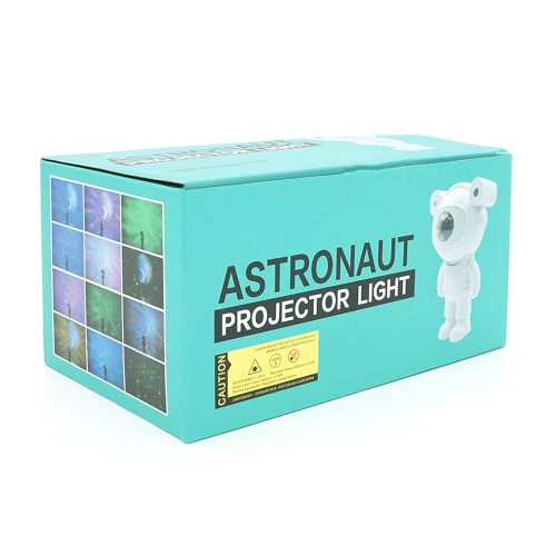 Ночник-проектор YT-2024 Астронавт+ Bluetooth колонка, пульт, кабель USB, White, Box