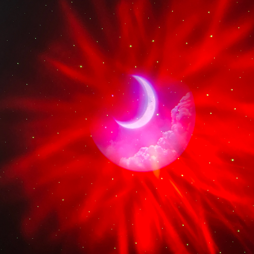 Ночник-проектор YT-2024 Астронавт+ Bluetooth колонка, пульт, кабель USB, White, Box