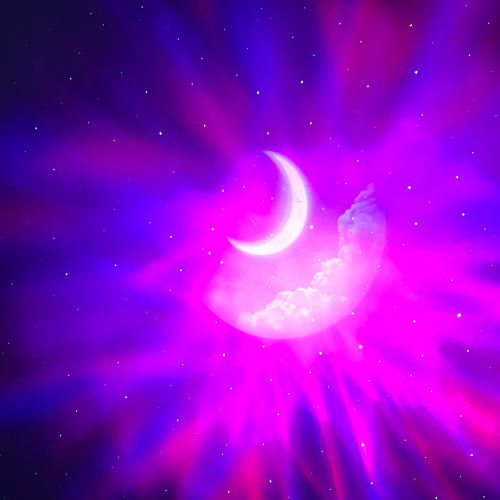 Ночник-проектор YT-2024 Астронавт+ Bluetooth колонка, пульт, кабель USB, White, Box