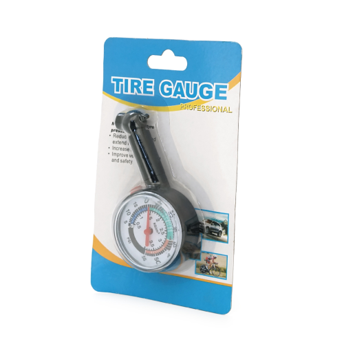 Механічний манометр для шин, пластик, 5Атм