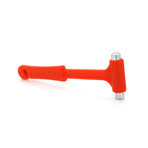 Аварійний молоток 2в1, литий, для скла, з лезом для розрізання ременя, OEM