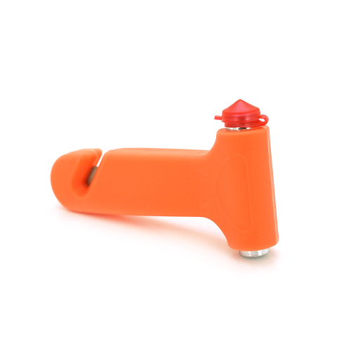 Аварійний молоток 2в1, для скла, з лезом для розрізання ременя, подовжена ручка, OEM