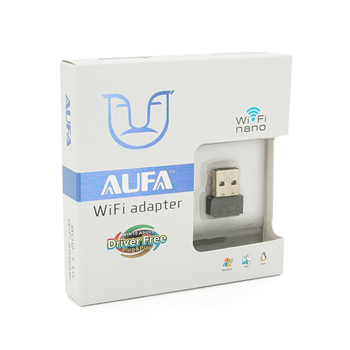 Бездротовий мережний адаптер Wi-Fi-USB ALFA AF-150, 802.11bgn, 150Mbps, 2.4GHz, WIN7 / 8 / 10 / 11 / MAC / LINUX, Blister