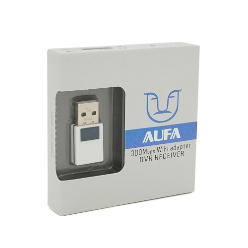 Бездротовий мережний адаптер Wi-Fi-USB AUFA AF-300, 802.11bgn, 300Mbps, 2.4GHz, WIN7 / 8 / 10 / 11 / MAC / LINUX, Blister