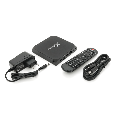 Медіа приставка X96-Max 2 / 16G Smart TV Box (Android 9.0, ОЗУ 4 Гб, 32Гб вбудованої пам&apos;яті, 2-х ядерний процесор Amlogic 905 (2,0 ГГц)