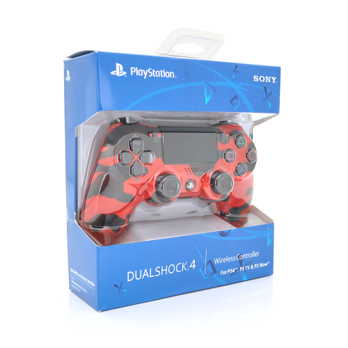 Ігровий маніпулятор геймпад PS4 SONY Wireless DUALSHOCK 4 Haki/Red