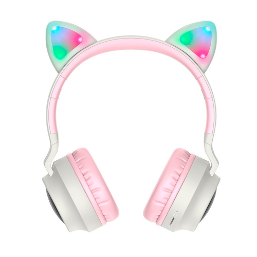 Бездротові навушники Bluetooth HOCO W27, Pink / Gray, Box