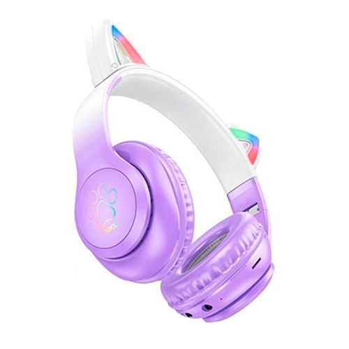 Бездротові навушники Bluetooth HOCO W42, White / Purple, Box