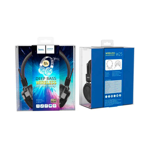 Бездротові Bluetooth навушники HOCO W25, Black, Blister