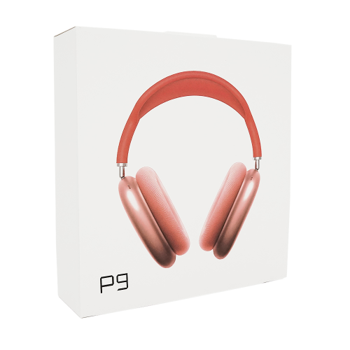 Бездротові навушники Bluetooth Macaron P9, Red