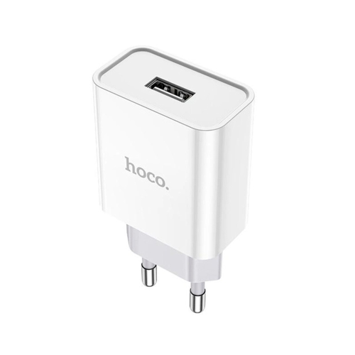 СЗУ 110-240V HOCO C72A 1xUSB, 2.1A, White, Blister