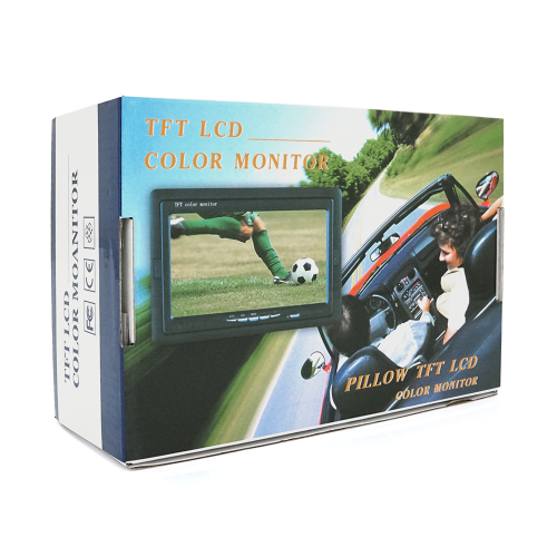 Автомобільний РК-монітор 7&amp;quot; на дві камери, Box