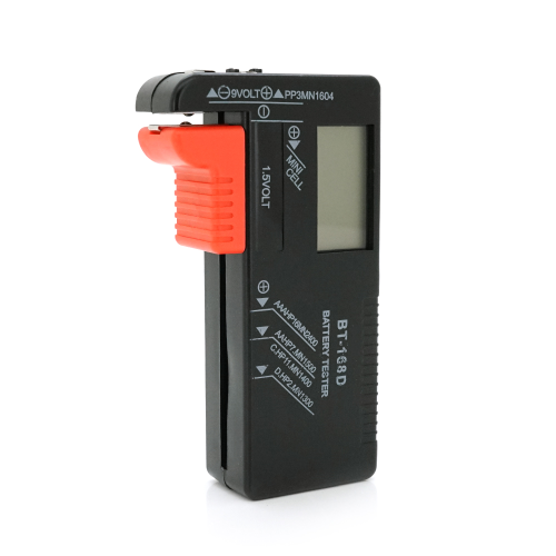 Тестер ємності BT-168D цифровий для акумуляторних батарей AA / AAА / D / C / серії AG, 1,5V та 9V