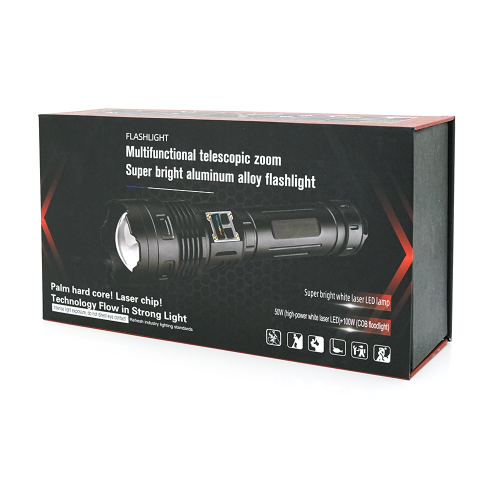 Ліхтар пошуковий PLD-S011-TG+COB, 5 режимів, power bank 6000mAh(3(2*18650)), IP65, живлення від USB кабелю, 300х170х90мм,1,35кг, Ремінець, Black, BOX